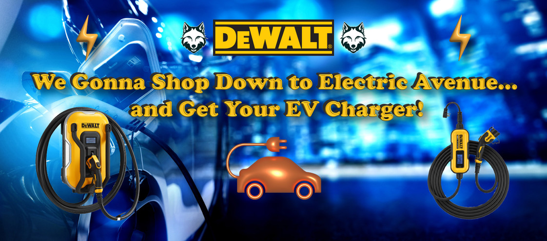 Power Up Your Driveway With DeWalt EV Chargers